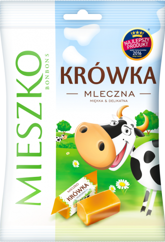Cukierki Mieszko Krówka, mleczny, 215g