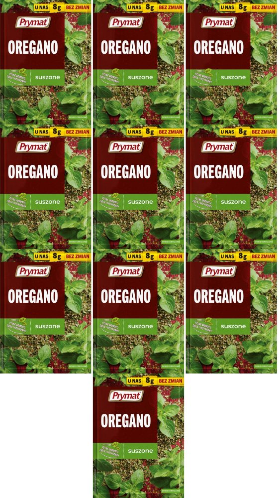 10x Oregano suszone, Prymat, 8g