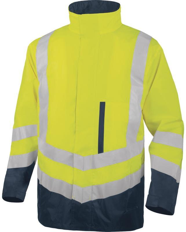 Kurtka odblaskowa Delta Plus Optimum2 5w1, rozmiar XL, żółto-granatowy