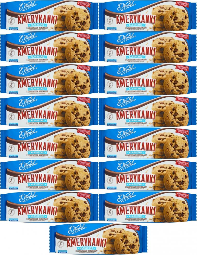 15x Ciastka Wedel Amerykanki, klasyczny, 125g