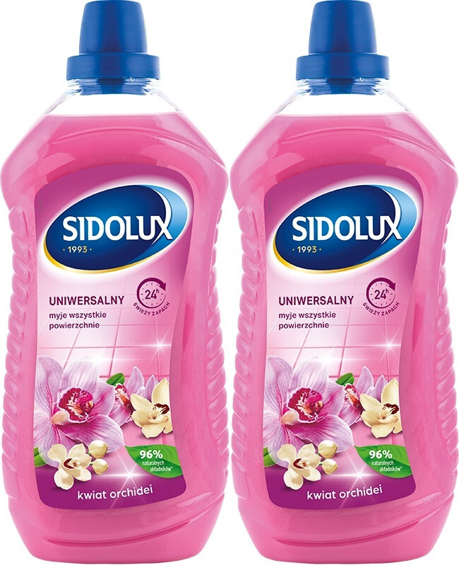 2x Płyn uniwersalny Sidolux, orchidea, 1l