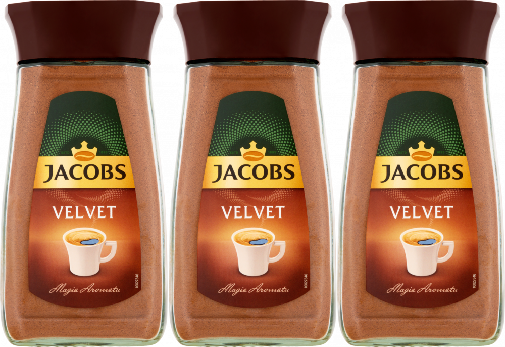 3x Kawa rozpuszczalna Jacobs Velvet, 200g