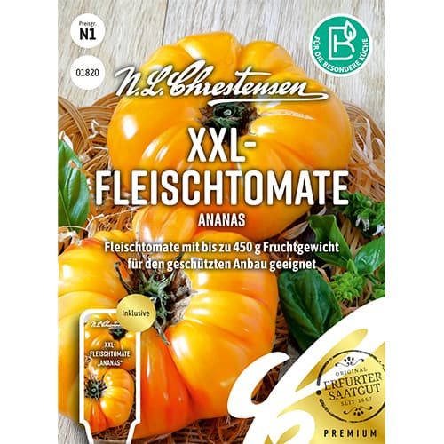 1 pac, Roșie Ananas XXL - Semințe: Mod de ambalare: 1 pac