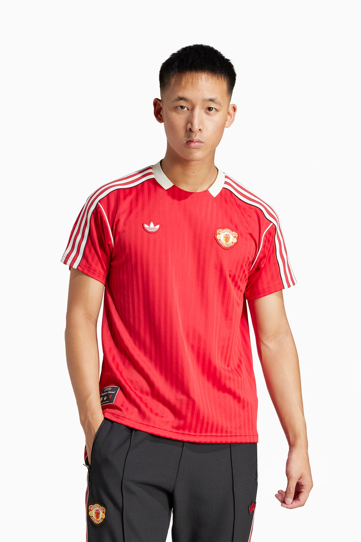 Koszulka adidas Manchester United 24/25 Terrace Icons - Czerwony