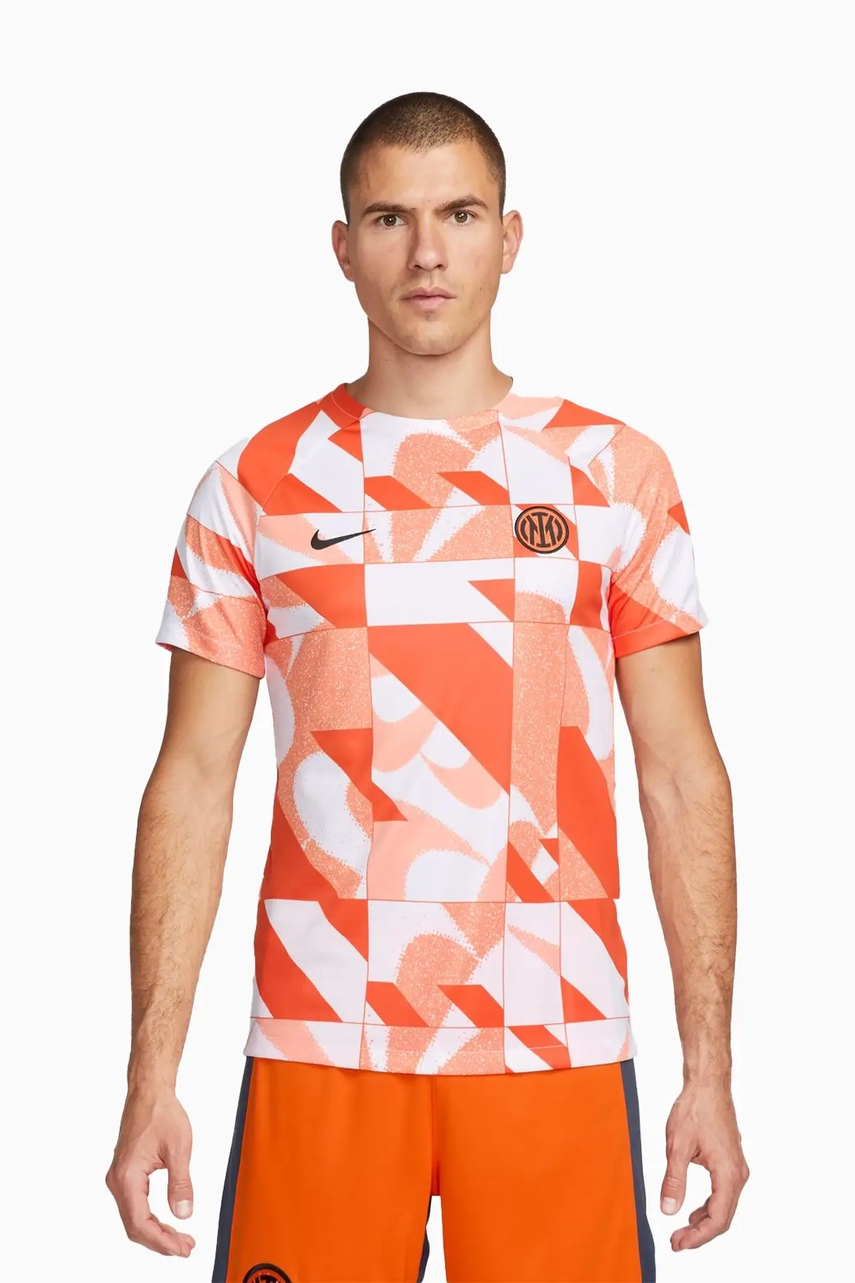 Koszulka Nike Inter Mediolan 23/24 Pre-Match - Pomarańczowy