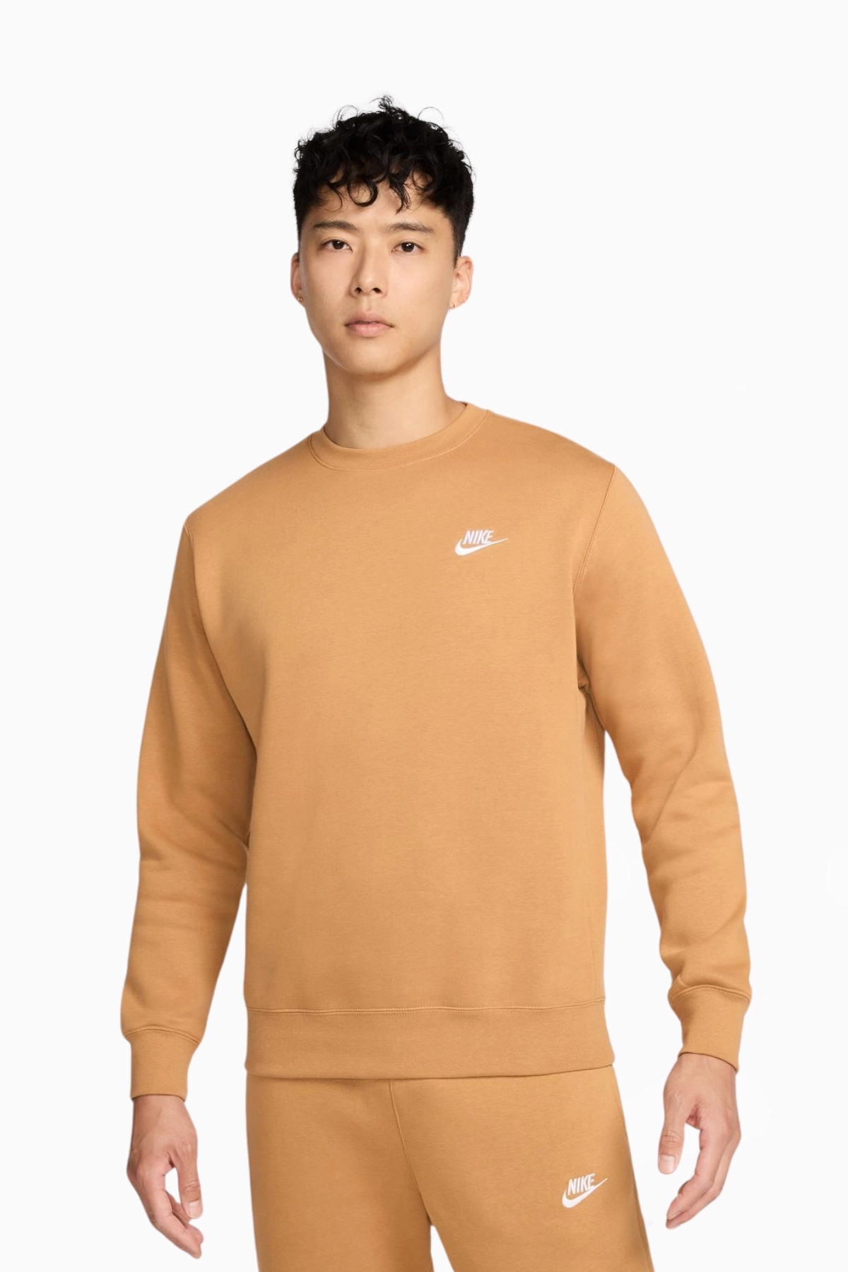 Bluza Nike Sportswear Club Crew - Beżowy