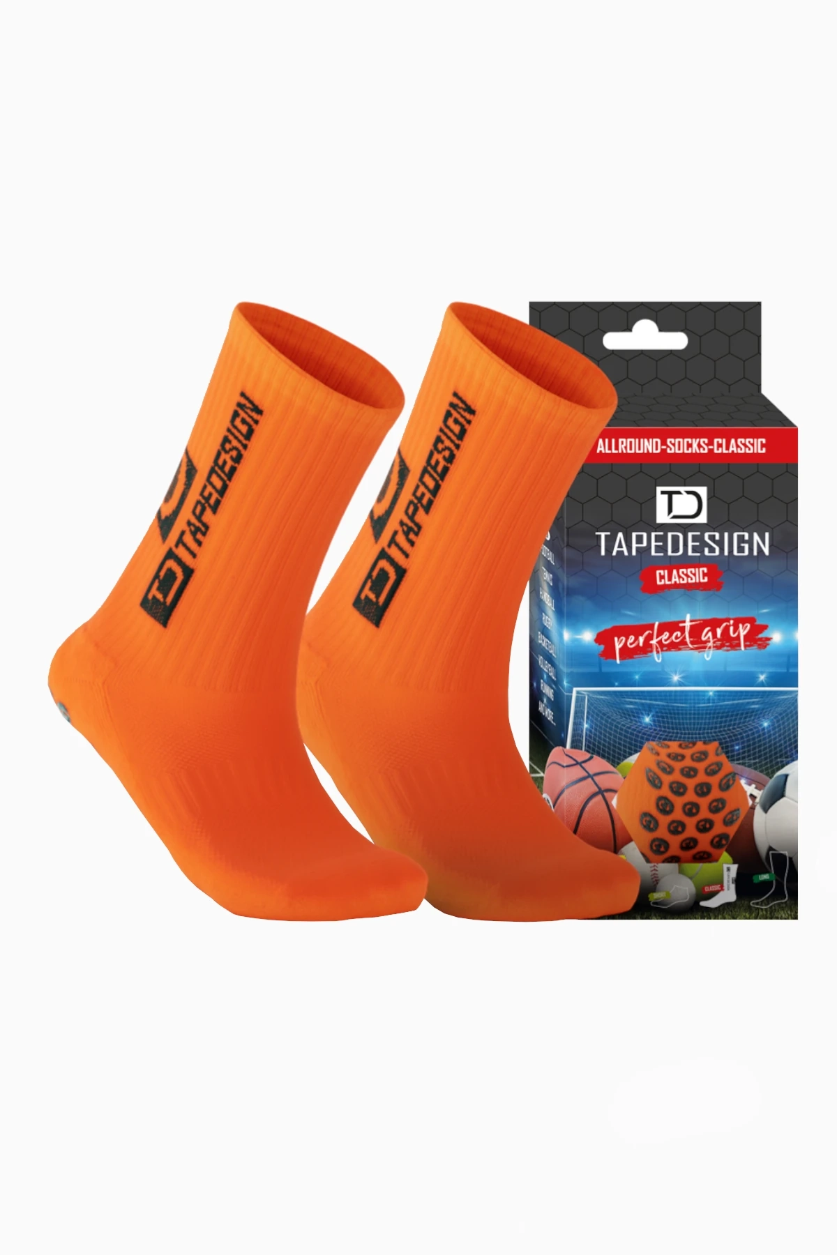 Skarpety Tapedesign - Pomarańczowy