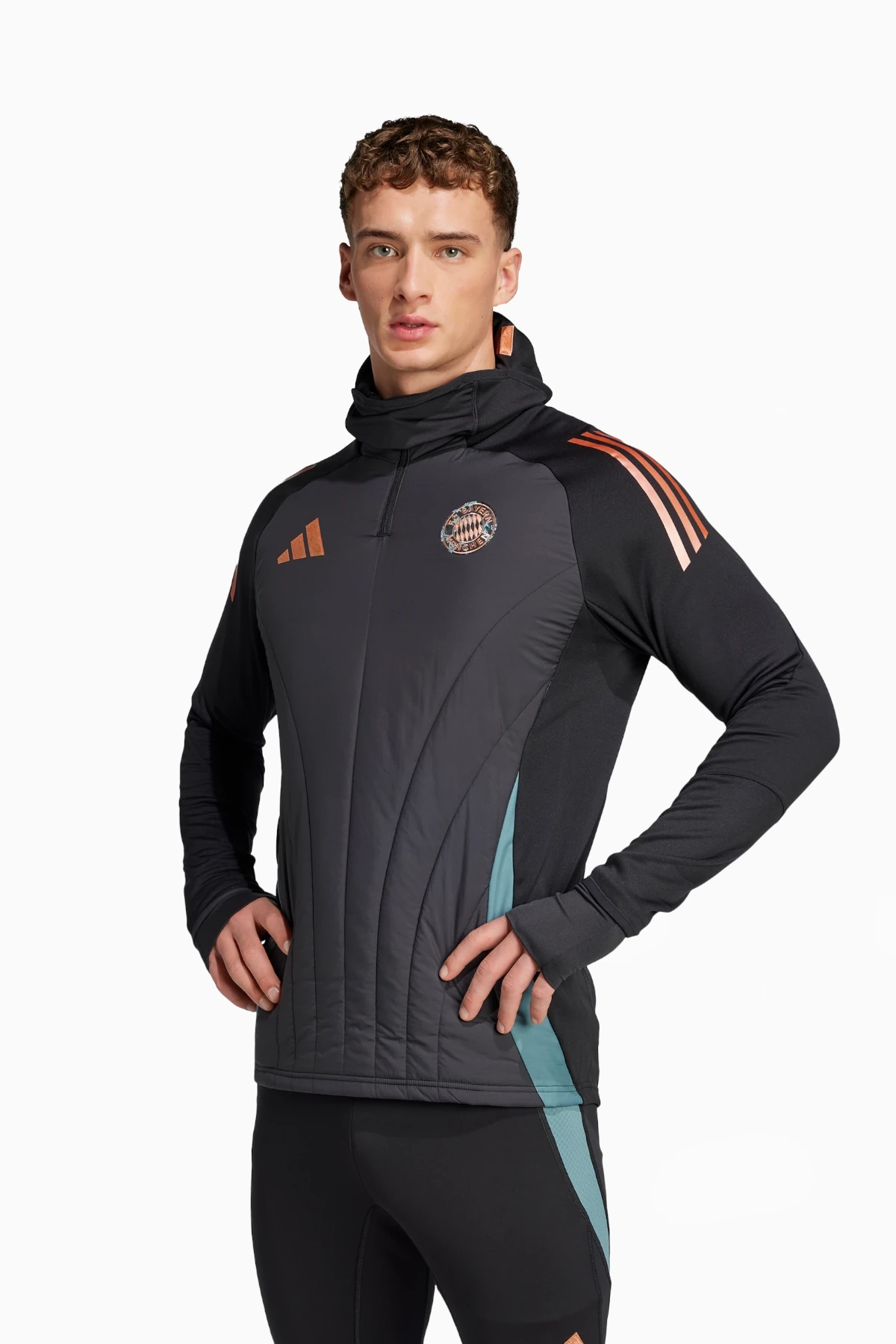 Bluza adidas FC Bayern 24/25 Winterized Top - Czarny
