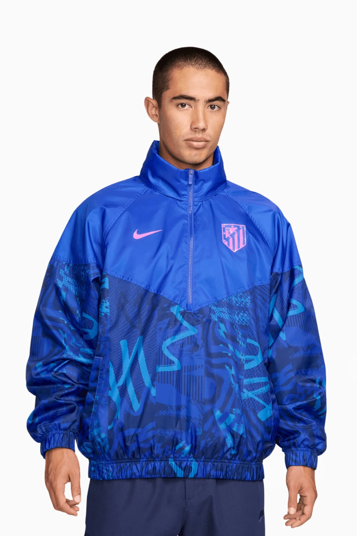 Kurtka Nike Atletico Madryt 24/25 Windrunner - Niebieski