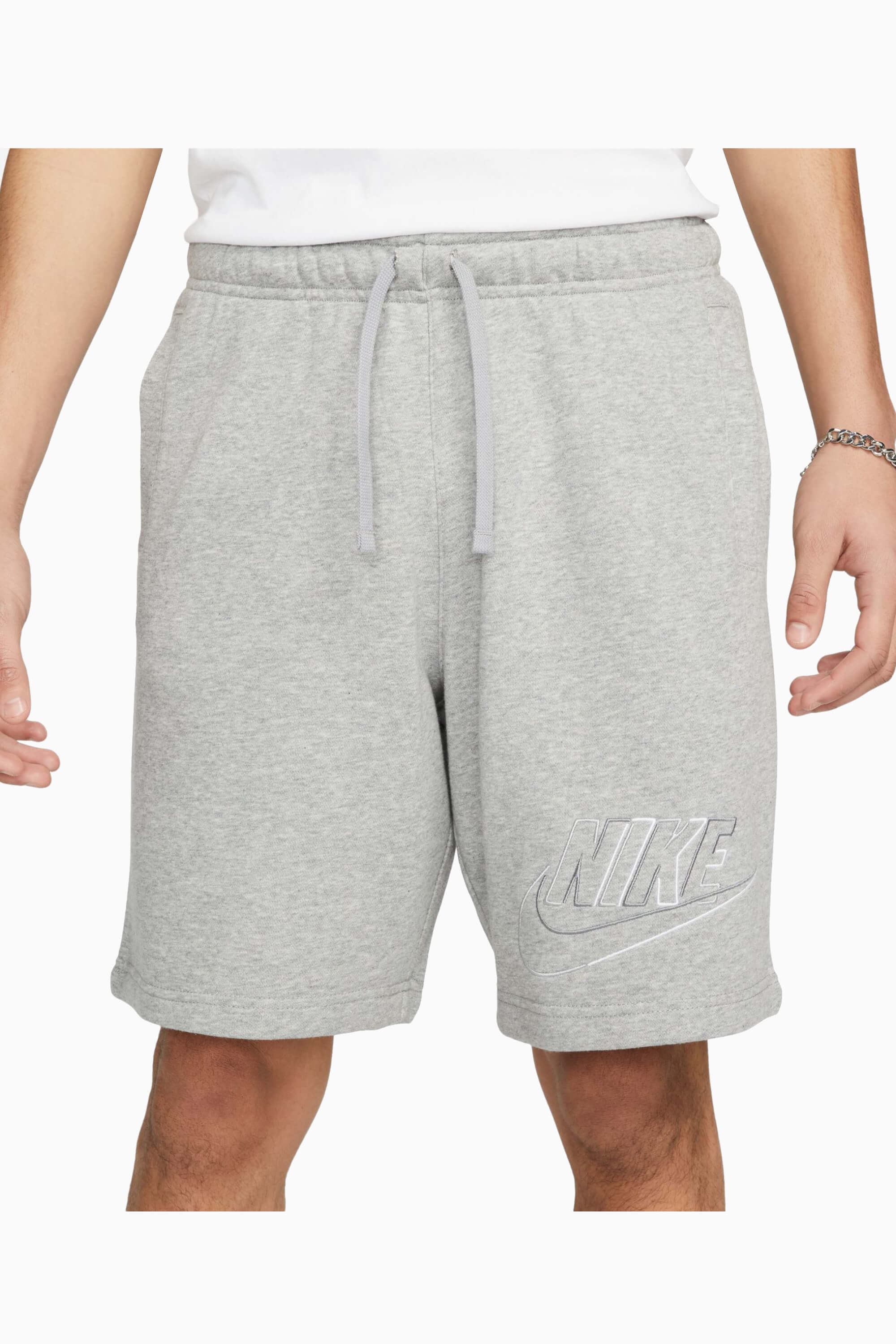 Spodenki Nike Club Fleece - Szary