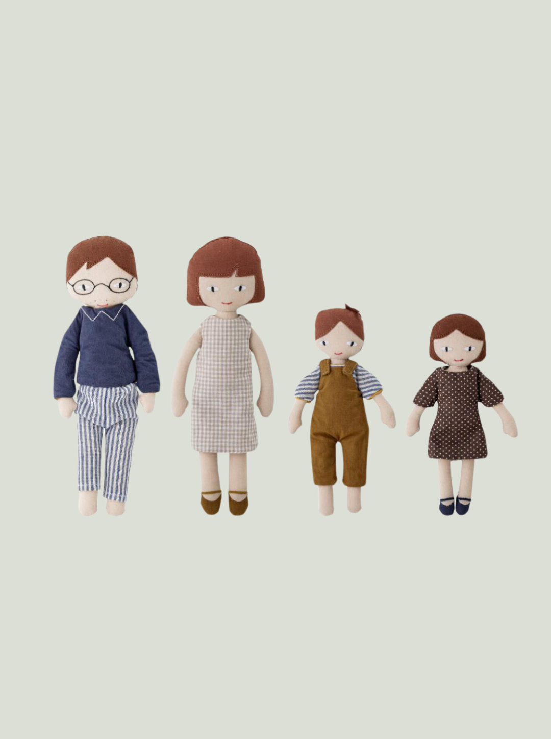 Lalki Webster, brązowa, bawełniana Bloomingville MINI