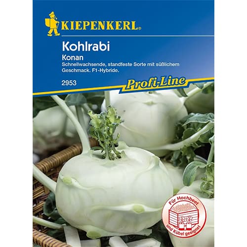 1 szt, Kohlrabi Konan F1 - Samen: Ilość w opakowaniu: 1 Stück