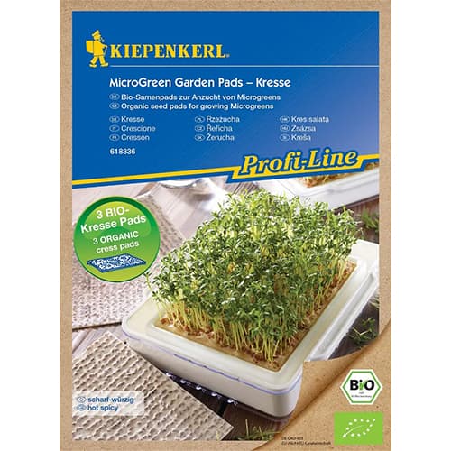 1 szt, BIO Microgreen Pads Kresse (Nachfüllpads) - Samen: Ilość w opakowaniu: 1 Stück