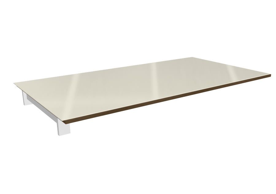 NOTER PO87 Blat pojedynczy 158,5x70x10h