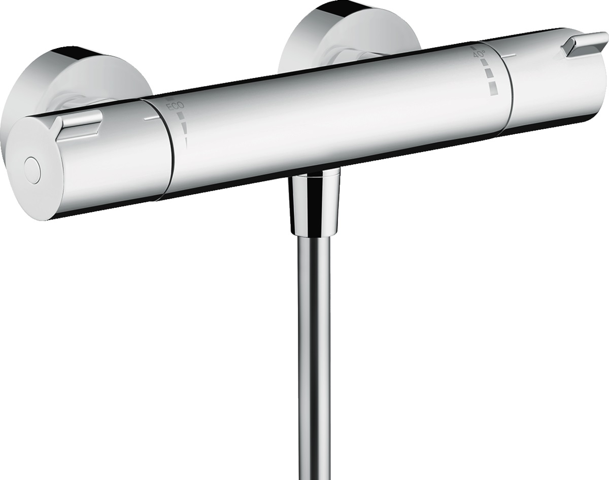 Hansgrohe Ecostat 1001 CL bateria prysznicowa ścienna termostatyczna EcoSmart chrom 13211000