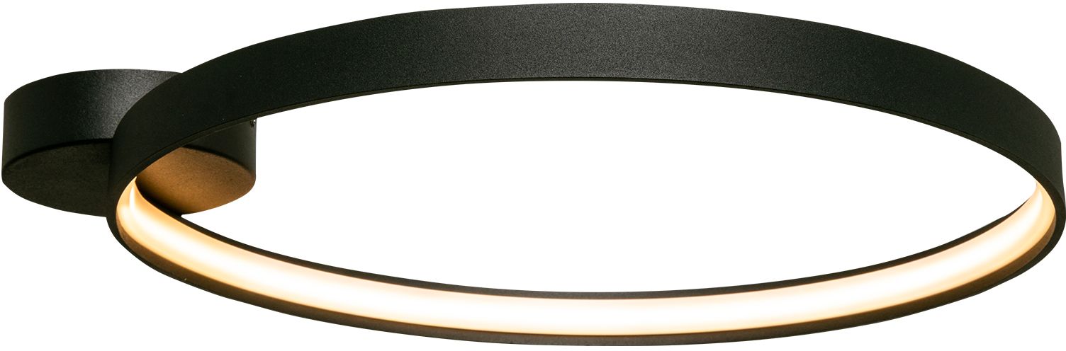 Zuma Line Circle lampa podsufitowa 1x30W LED czarny mat LA0770