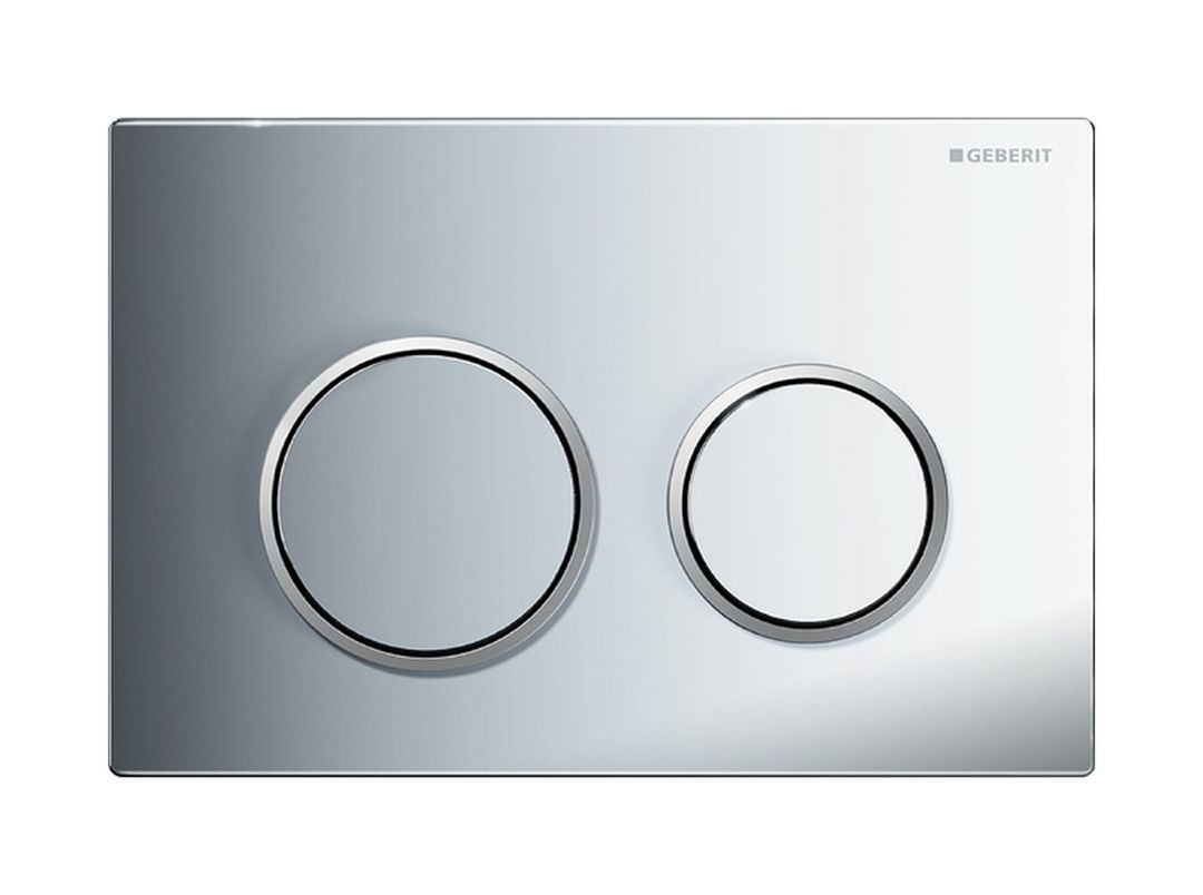 Geberit Omega20 przycisk spłukujący do WC chrom błyszczący-chrom mat 115.085.KH.1 - Wysyłka w 24h