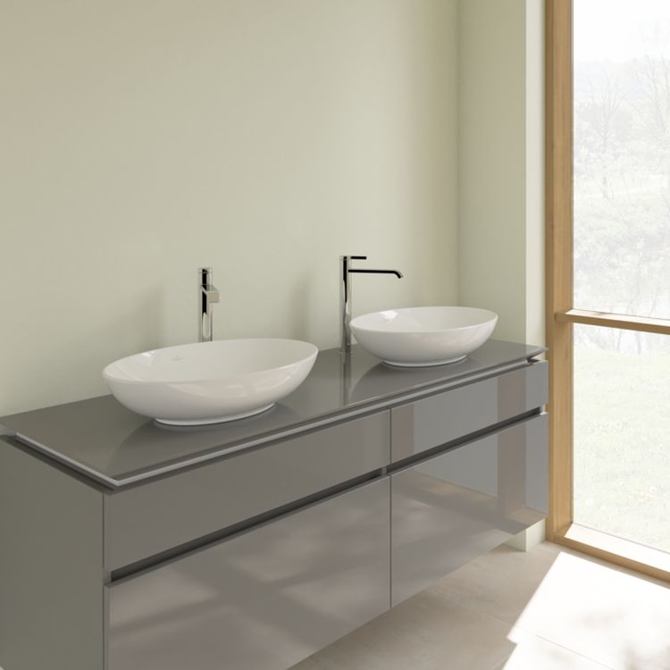 Villeroy & Boch Loop & Friends umywalka 56x38 cm nablatowa owalna Weiss Alpin 4A470101
