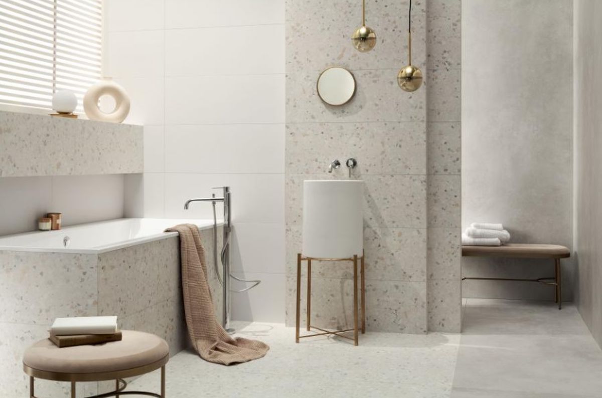 Tubądzin Macchia beige Mat płytka podłogowa 59,8x59,8 cm