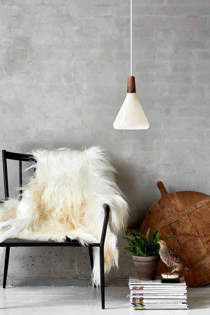 Nordlux DFTP Nori 18 lampa wisząca 1x40W biały opal/brązowy 2120843001 - Wysyłka w 24h