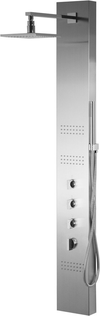 Corsan Neo panel prysznicowy ścienny LED chrom S060MNEOLED