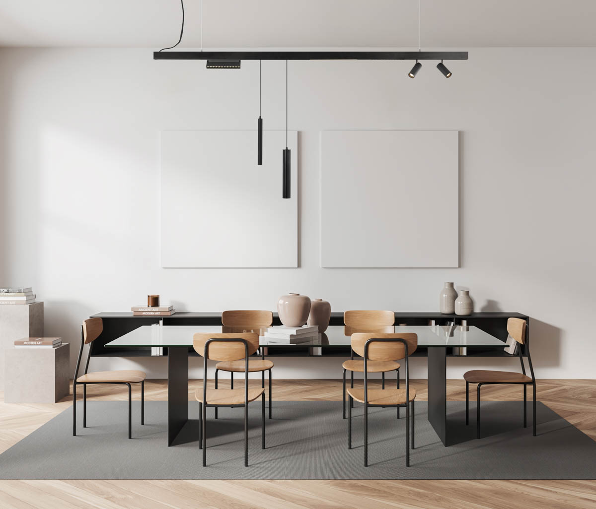Italux Magnetic Norman lampa do szynoprzewodów 12x12 W czarny TRM-79392-12W-3K-BK