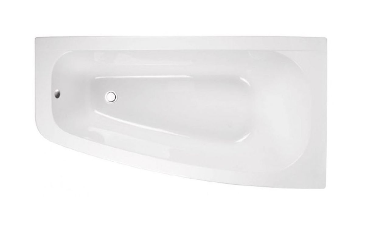 Besco Luna wanna narożna 150x80 cm prawa biała #WAL-150-NP