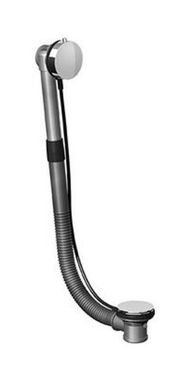 Zucchetti syfon wannowy nikiel szczotkowany Z90015.C3