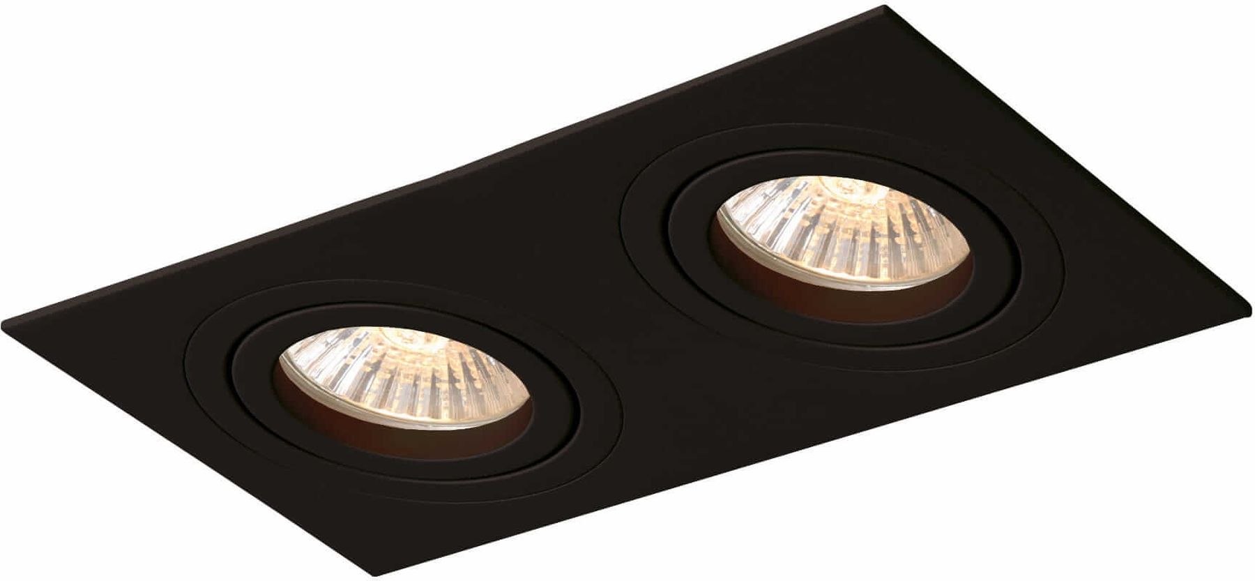 Light Prestige Metis lampa do zabudowy 2x50W czarna LP-2780/2RSBK