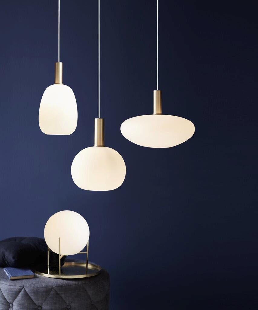 Nordlux Alton lampa stołowa 1x15W biały/mosiądz 47645001