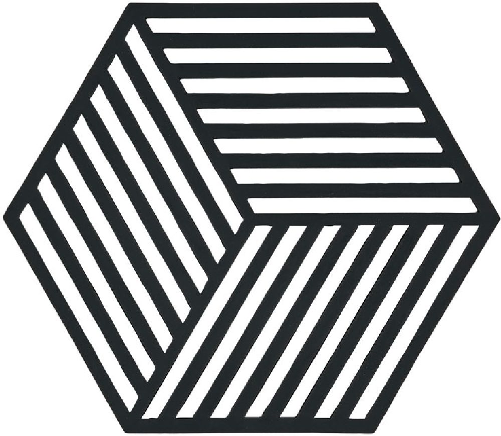 Zone Denmark Hexagon podstawka kuchenna czarna 330135