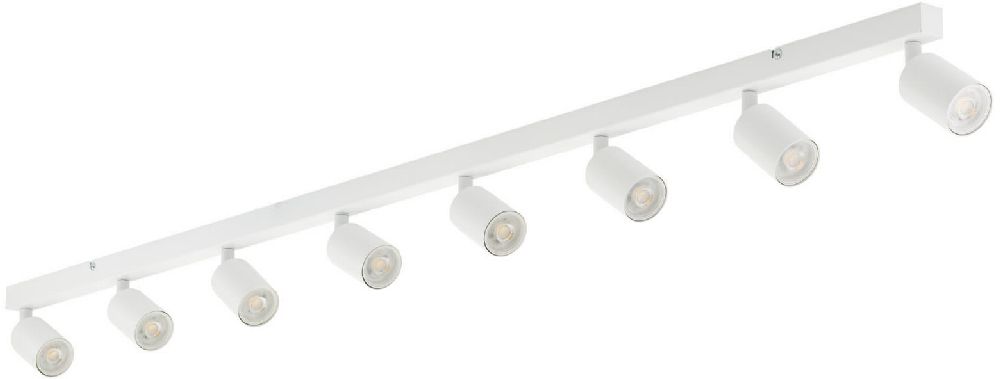 TK Lighting Top lampa podsufitowa 8x10 W biała 6879