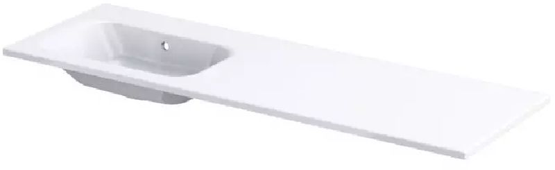 Oristo Uni umywalka 141x40 cm prostokątna meblowa biała UME-AR-140-92-L-BO