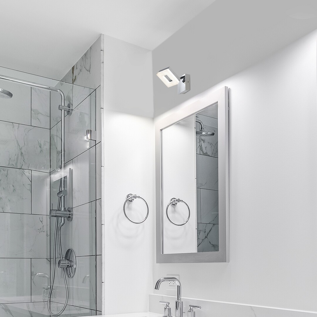 Rabalux Blas kinkiet 1x5 W biały-chrom 75018