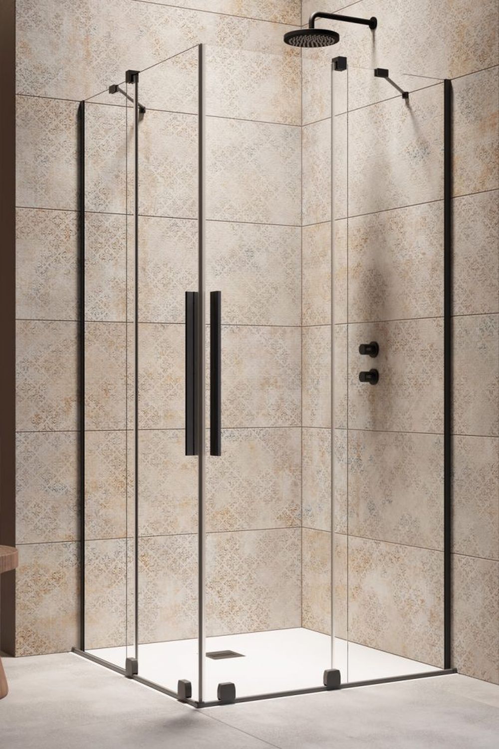 Radaway Furo KDD kabina prysznicowa część prawa 80x80 cm kwadratowa 10105080-54-01R