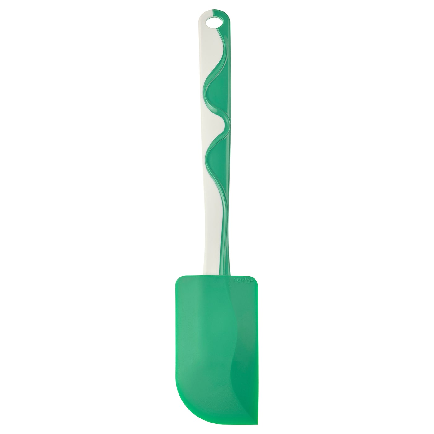 IKEA GUBBRÖRA łopatka gumowa, zielony/biały, Długość: 25 cm