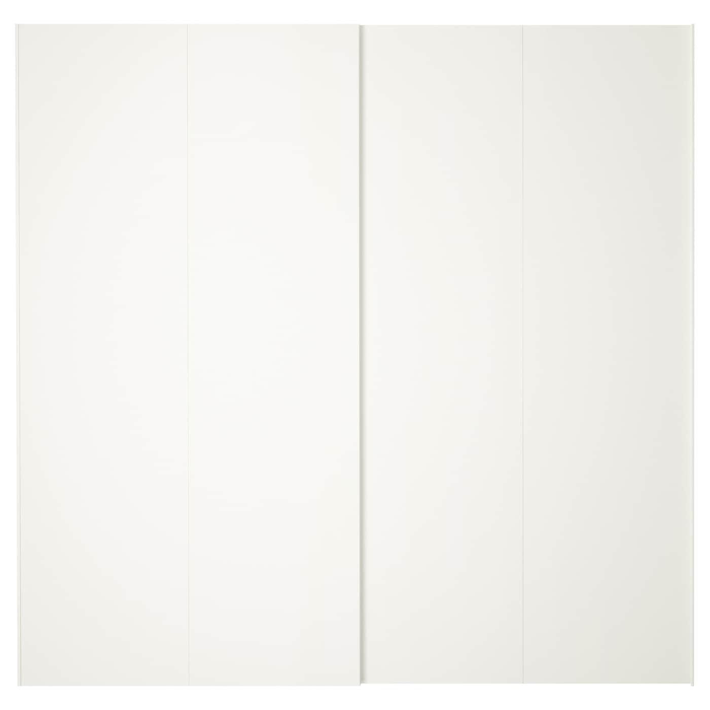 IKEA HASVIK Drzwi przesuwne, biały, 200x201 cm
