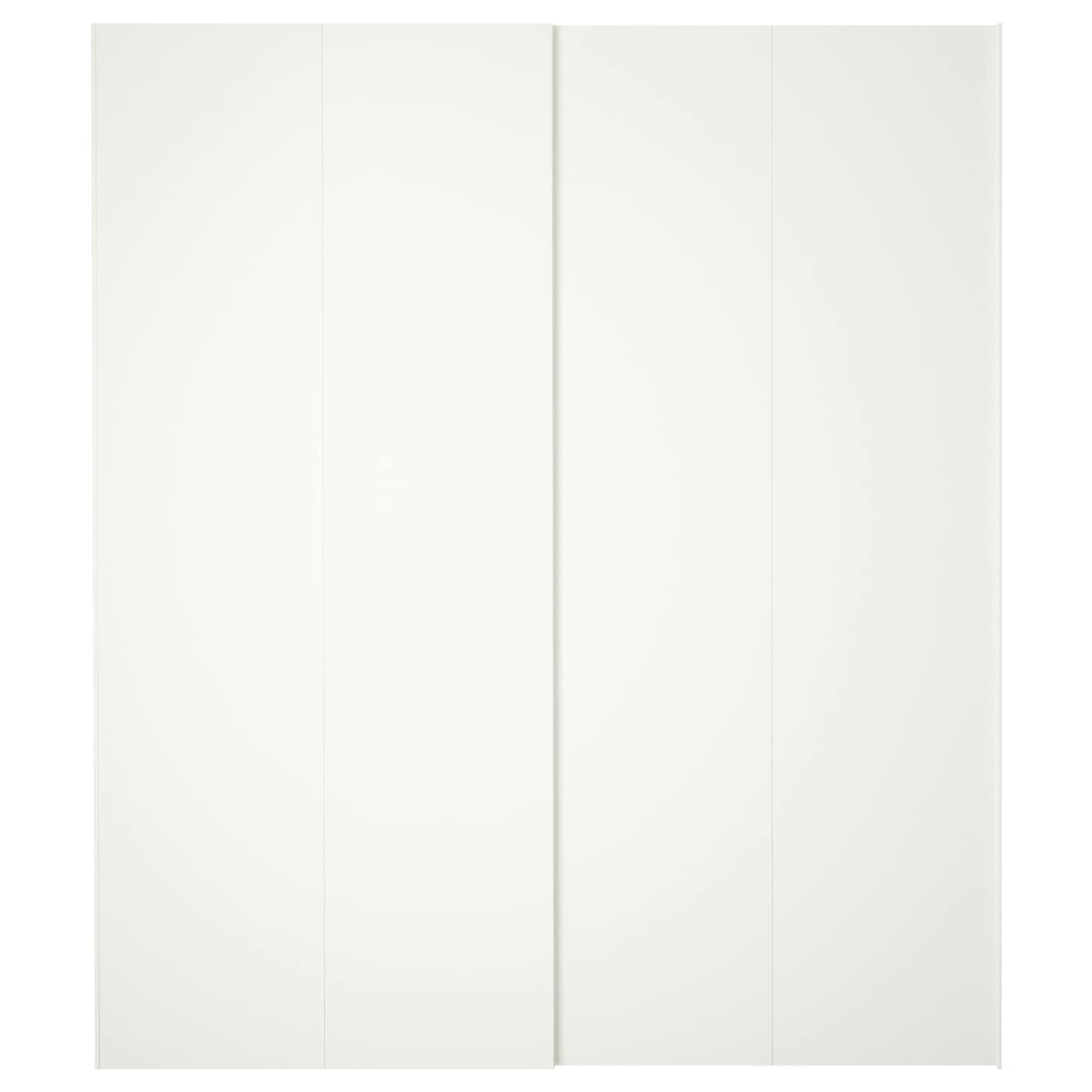 IKEA HASVIK Drzwi przesuwne, biały, 200x236 cm