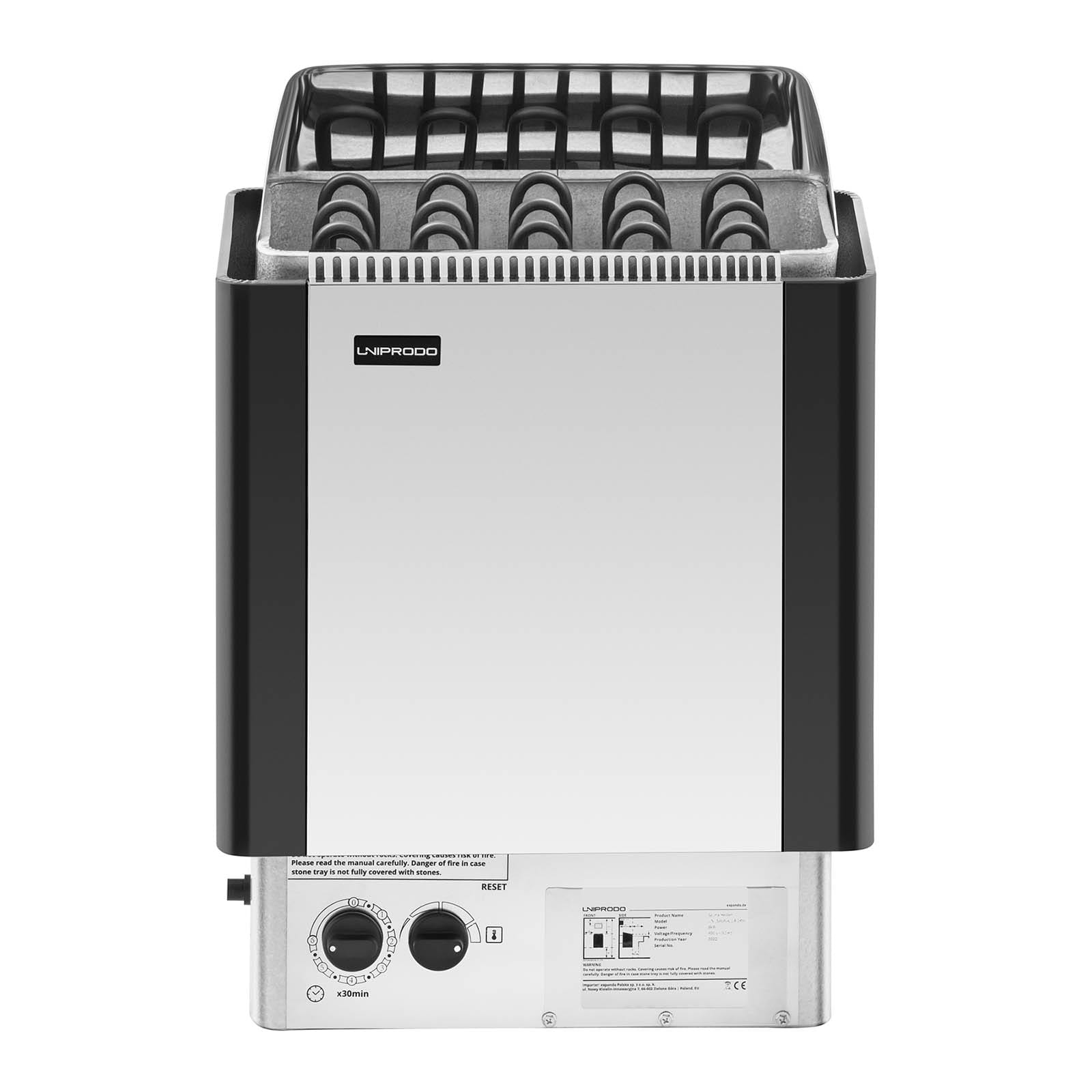 Piec do sauny 8kW 400V z panelem sterowania