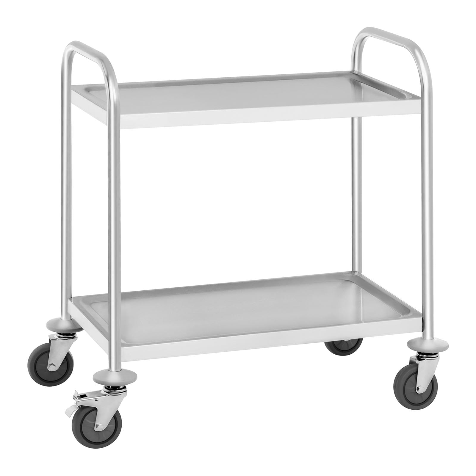 Wózek kelnerski 2 półki, 150kg, stal nierdzewna