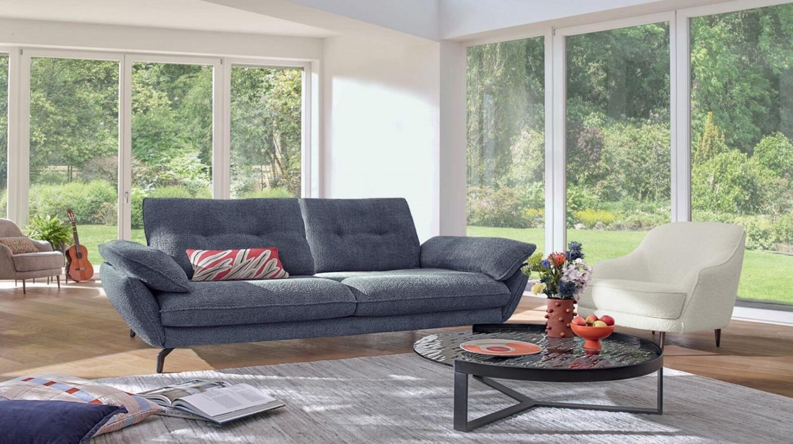 Sofa tapicerowana niebieska Maxence CF3-5