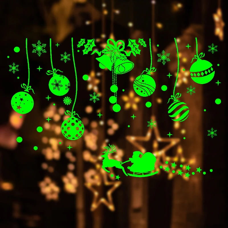 Dwa arkusze naklejek świątecznych Illumination