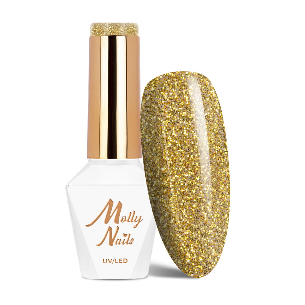 Lakier hybrydowy Molly Nails Story Time Secret Sights HEMA/Di-HEMA Free 8g Nr 621