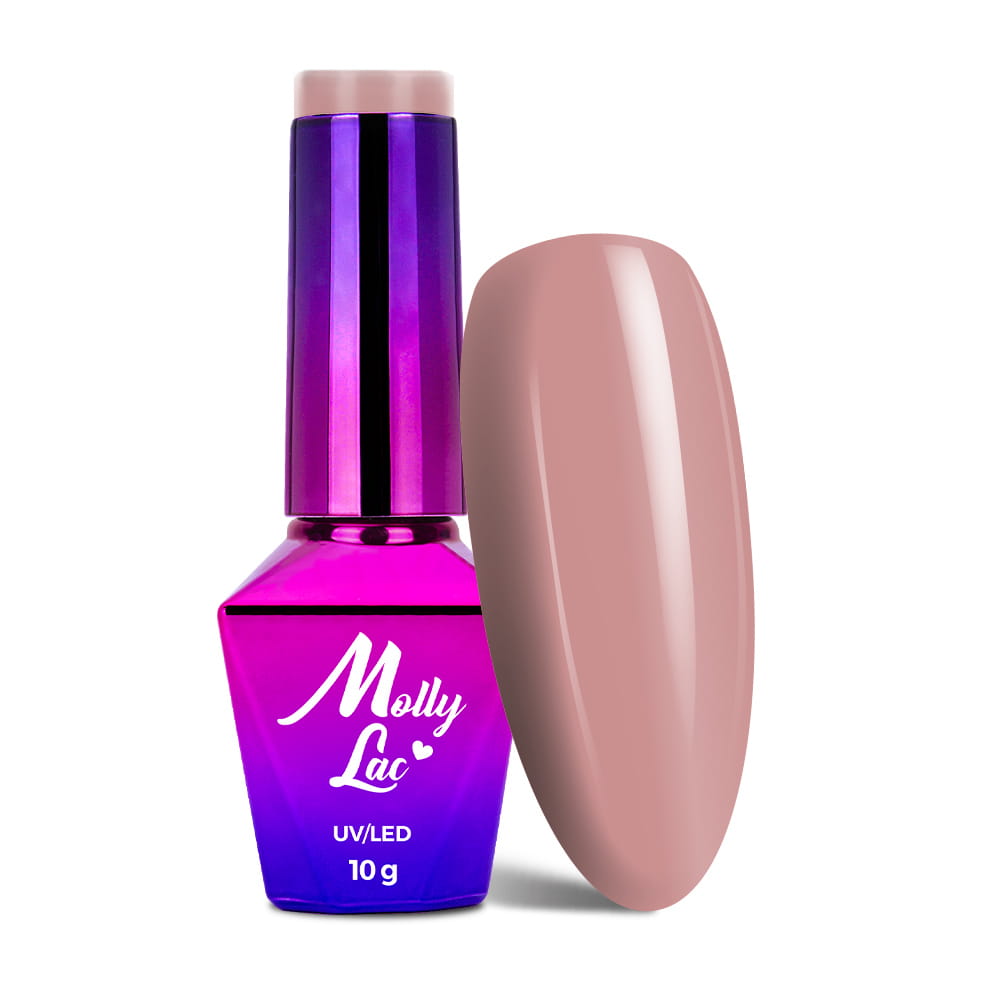Lakier hybrydowy MollyLac Skin & Make Up Natural 10 g Nr 303