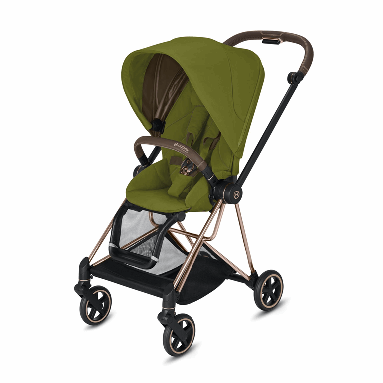 Cybex, Mios 2.0 - wózek spacerowy klasy Premium-Khaki Green-Rose Gold
