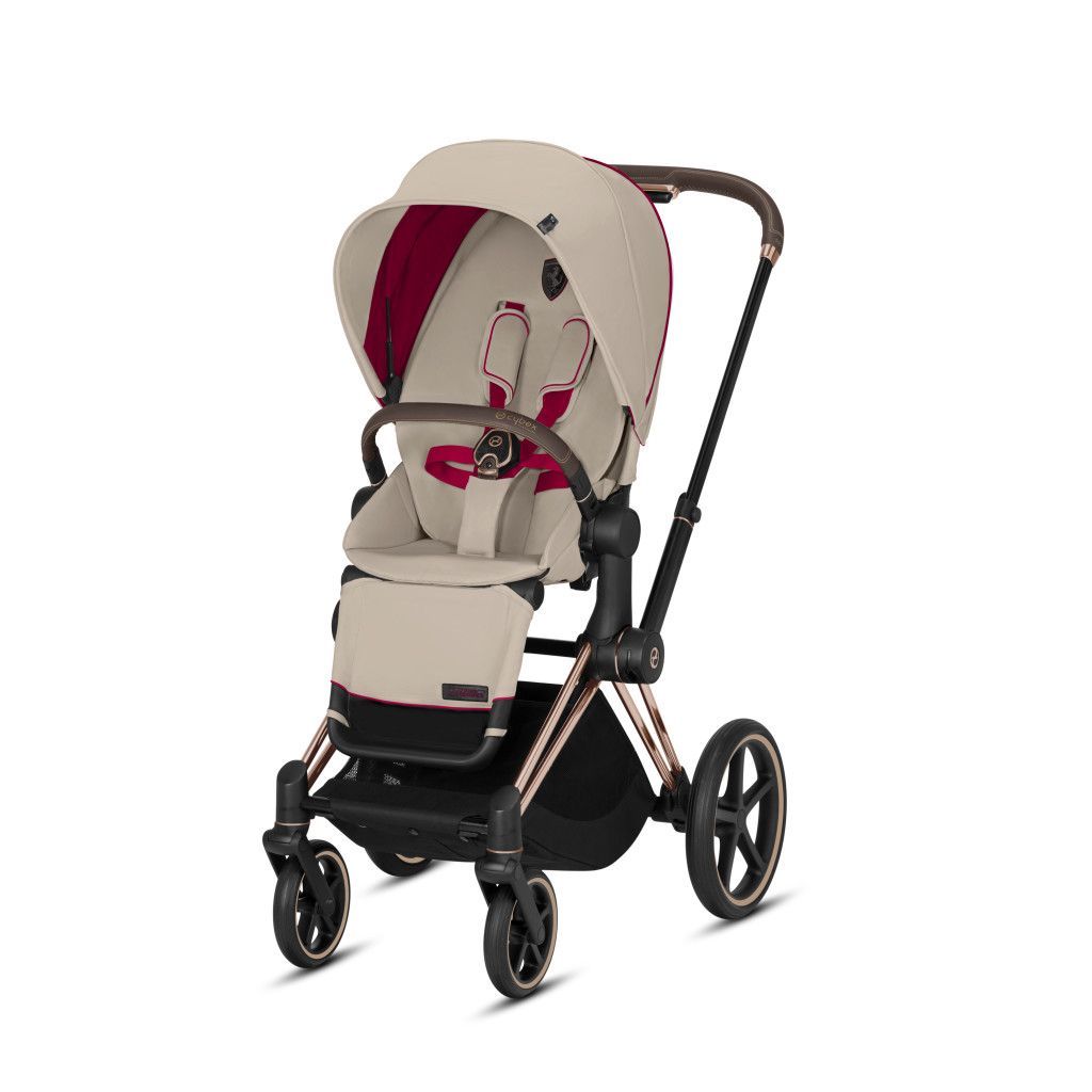 Cybex, Priam 2.0 Fashion Collection - wózek spacerowy -Scuderia Ferrari Silver Grey-Matt Black
