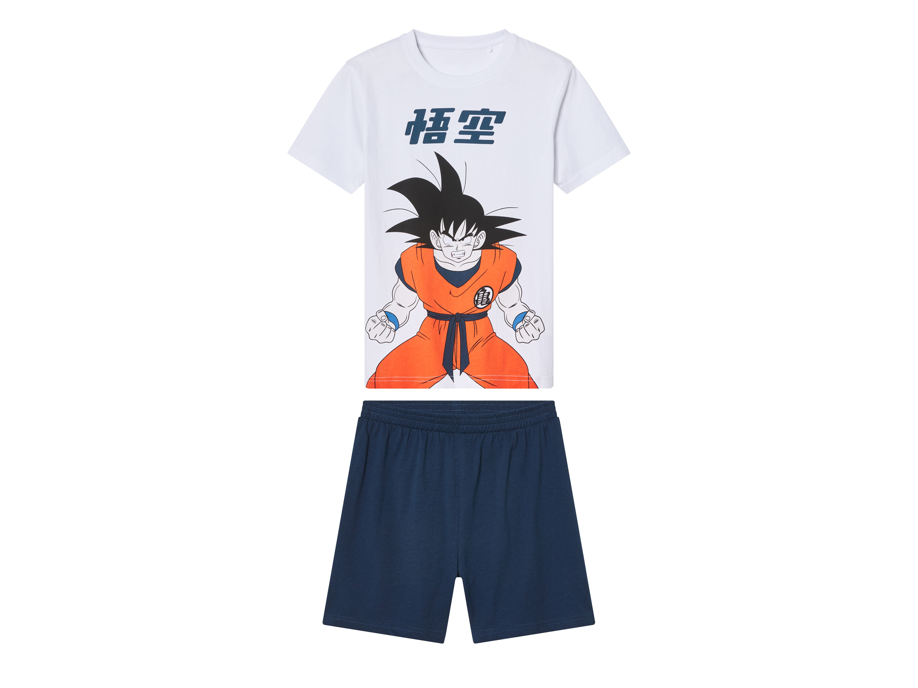 Piżama młodzieżowa z bawełną dragon ball z, 158/164