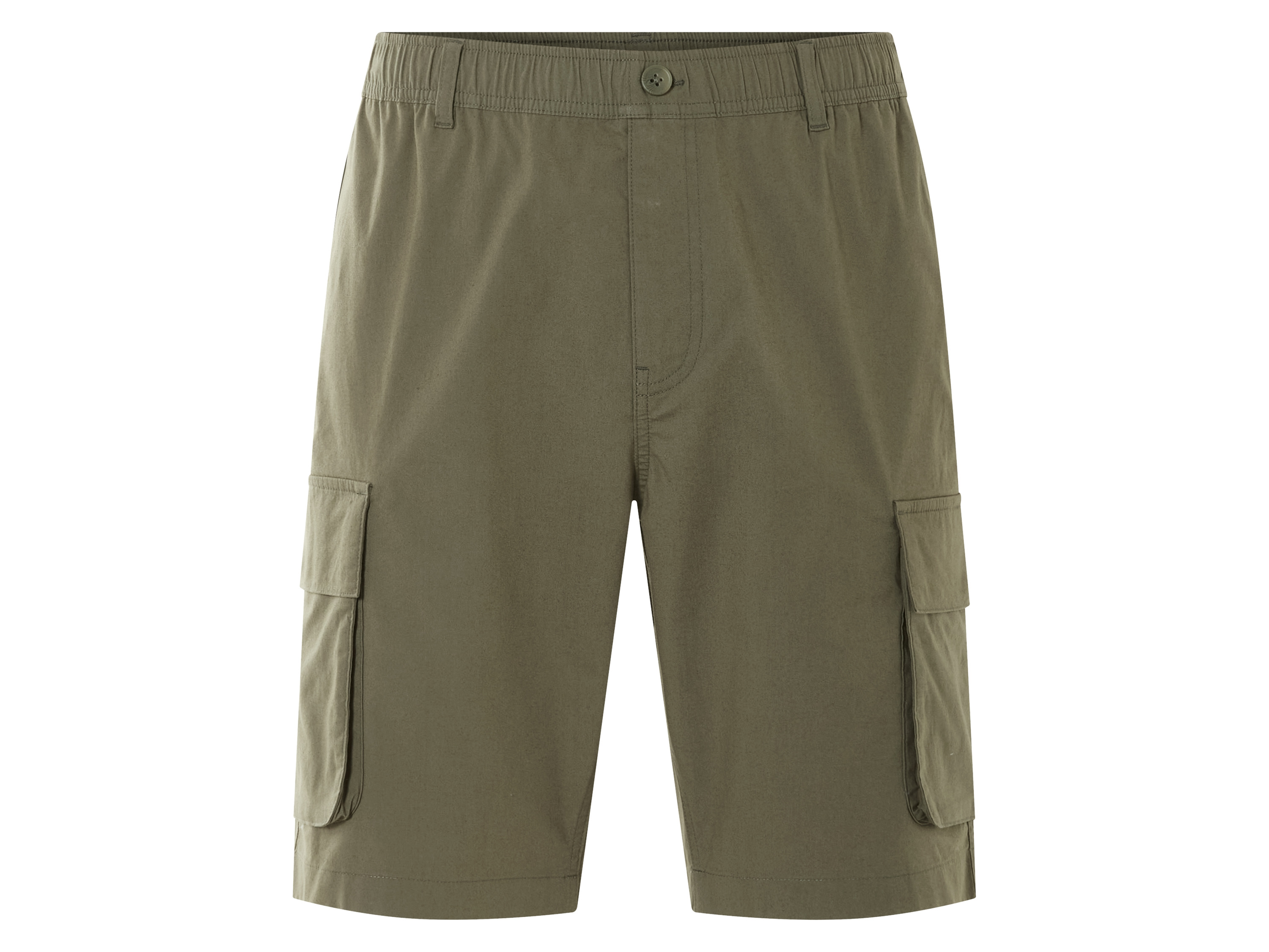 Livergy Szorty cargo męskie z bawełną Khaki, M 48/50