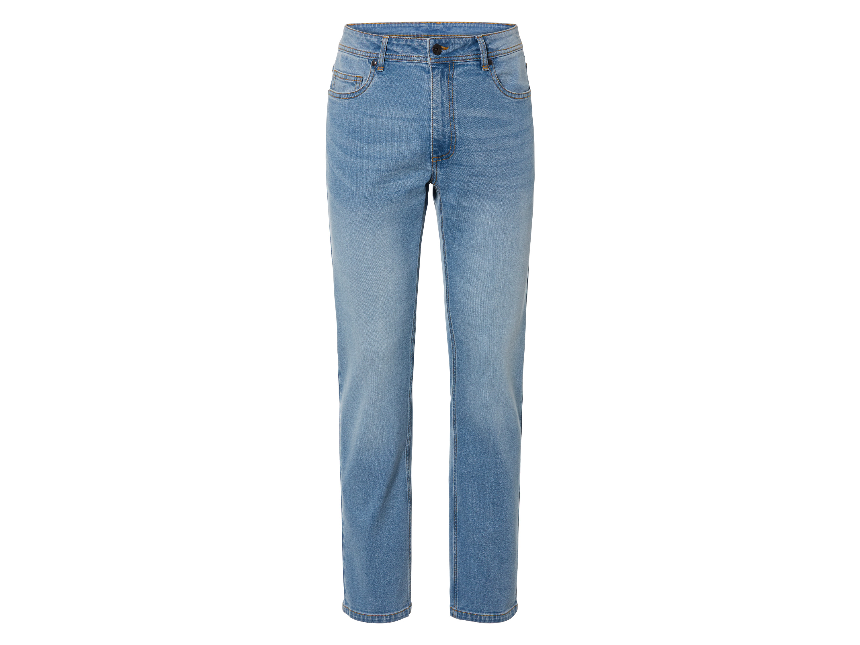 Livergy Jeansy męskie, straight fit 50 34/32, Niebieski