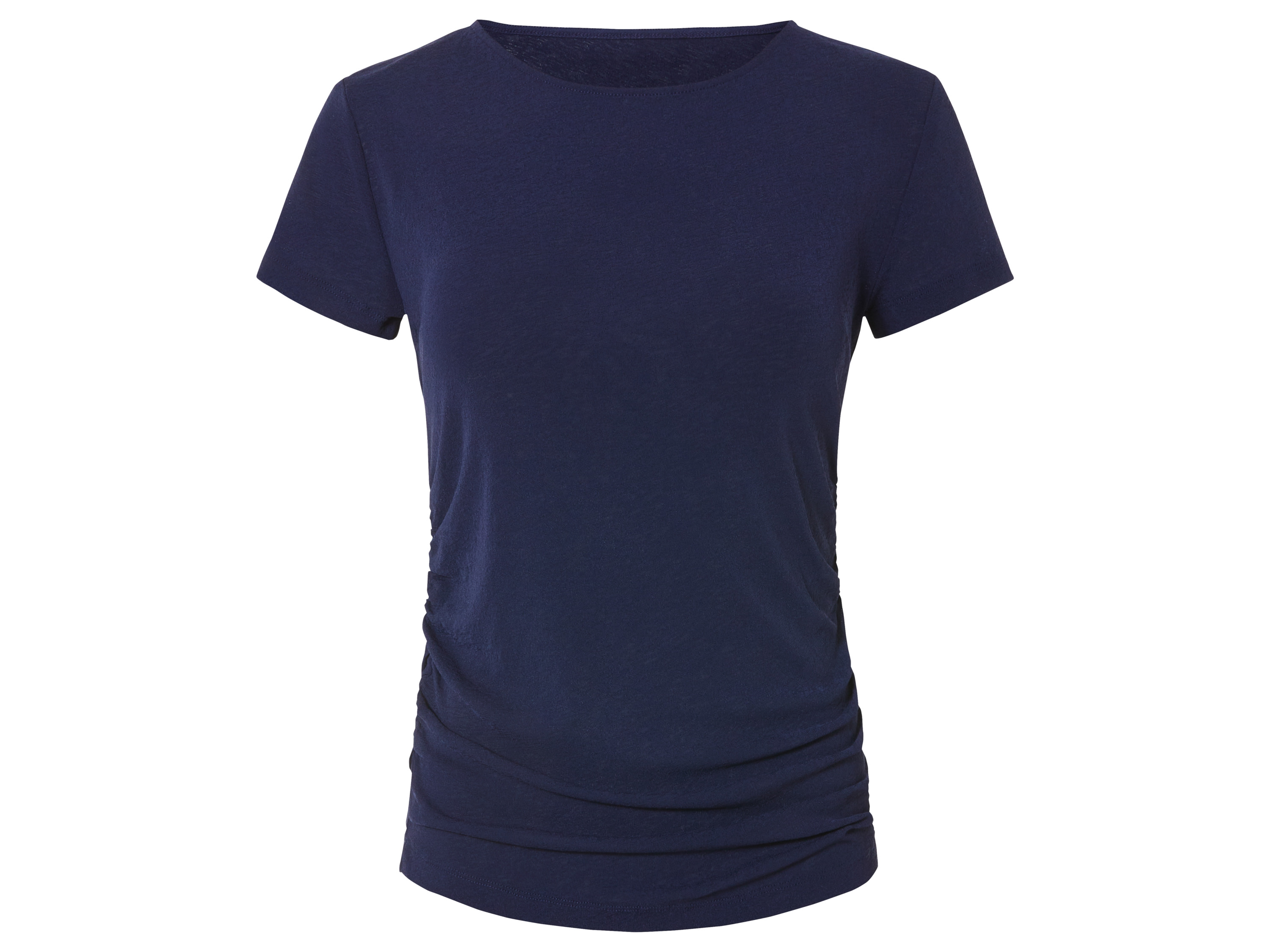esmara T-shirt damski z tkaniny mesh Granatowy, XS 32/34